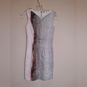 Elie Tahari Coral Nila Geometric Dress Size 0